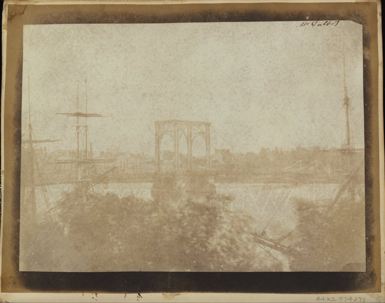 Puente colgante, Ruan de William Henry Fox Talbot