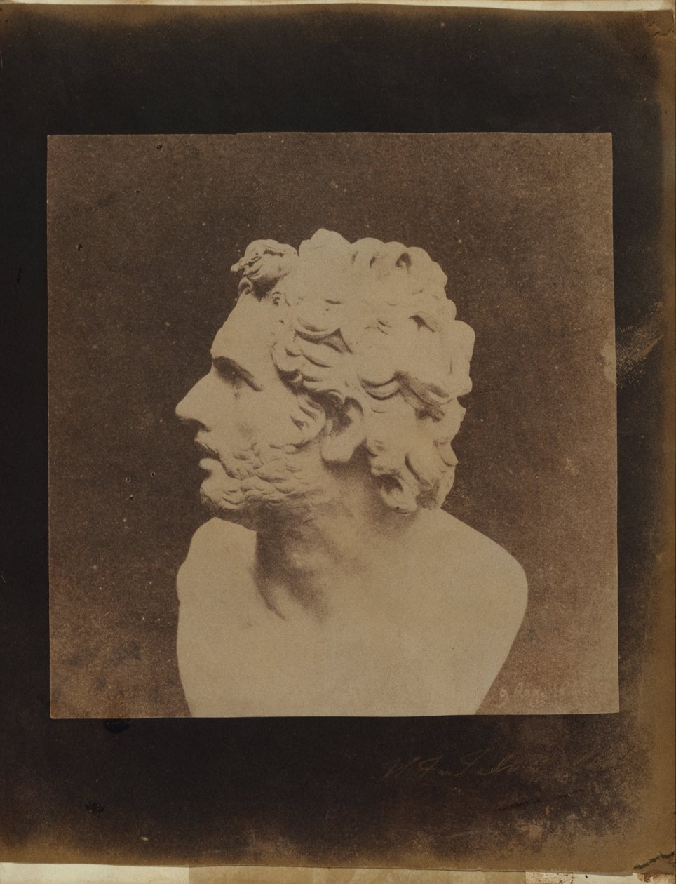 El busto de Patroclo de William Henry Fox Talbot