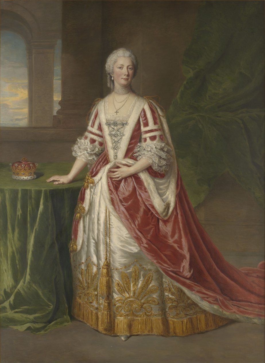 Retrato de Hester Pitt, Condesa de Chatham, de soltera Grenville (1721-1803) de William Hoare