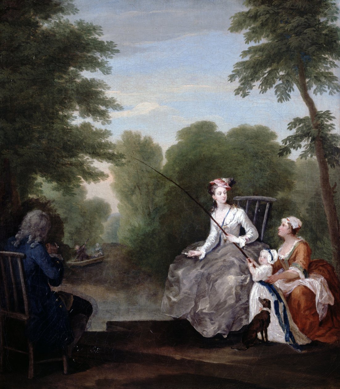 Una fiesta de pesca de William Hogarth