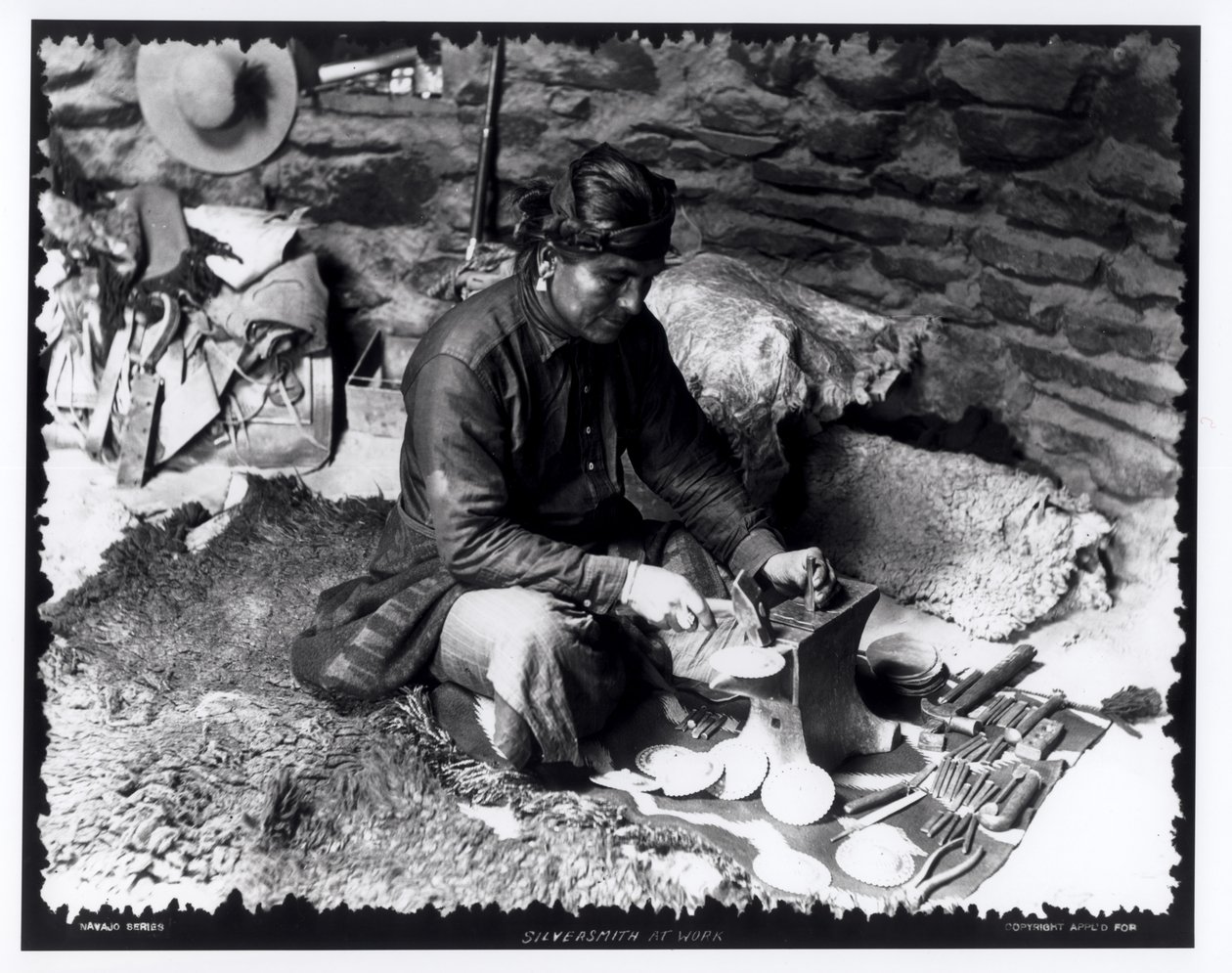 Platero trabajando, c.1914 de William Carpenter