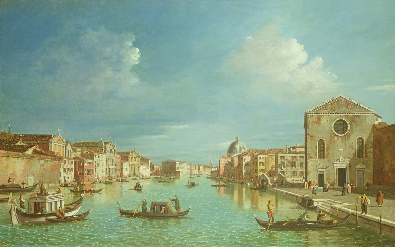 Vista veneciana, siglo XVIII de William James