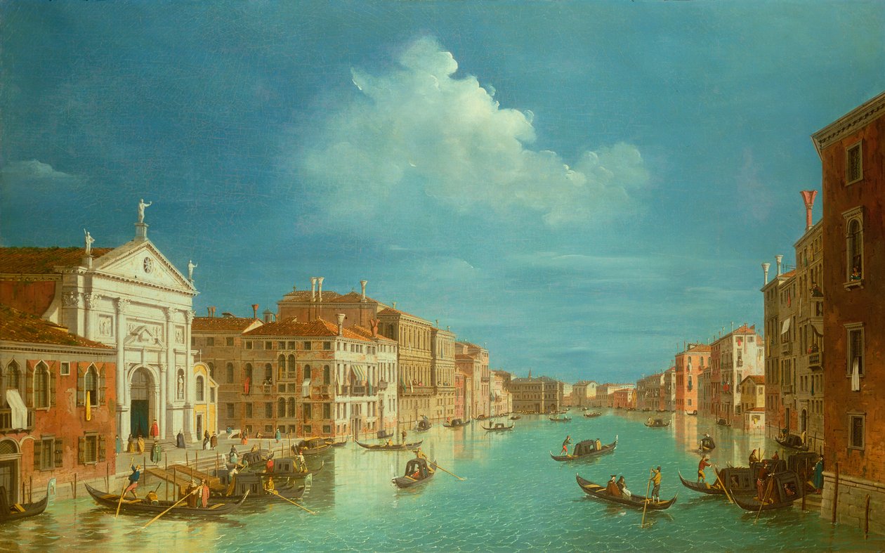 Vista veneciana, siglo XVIII de William James