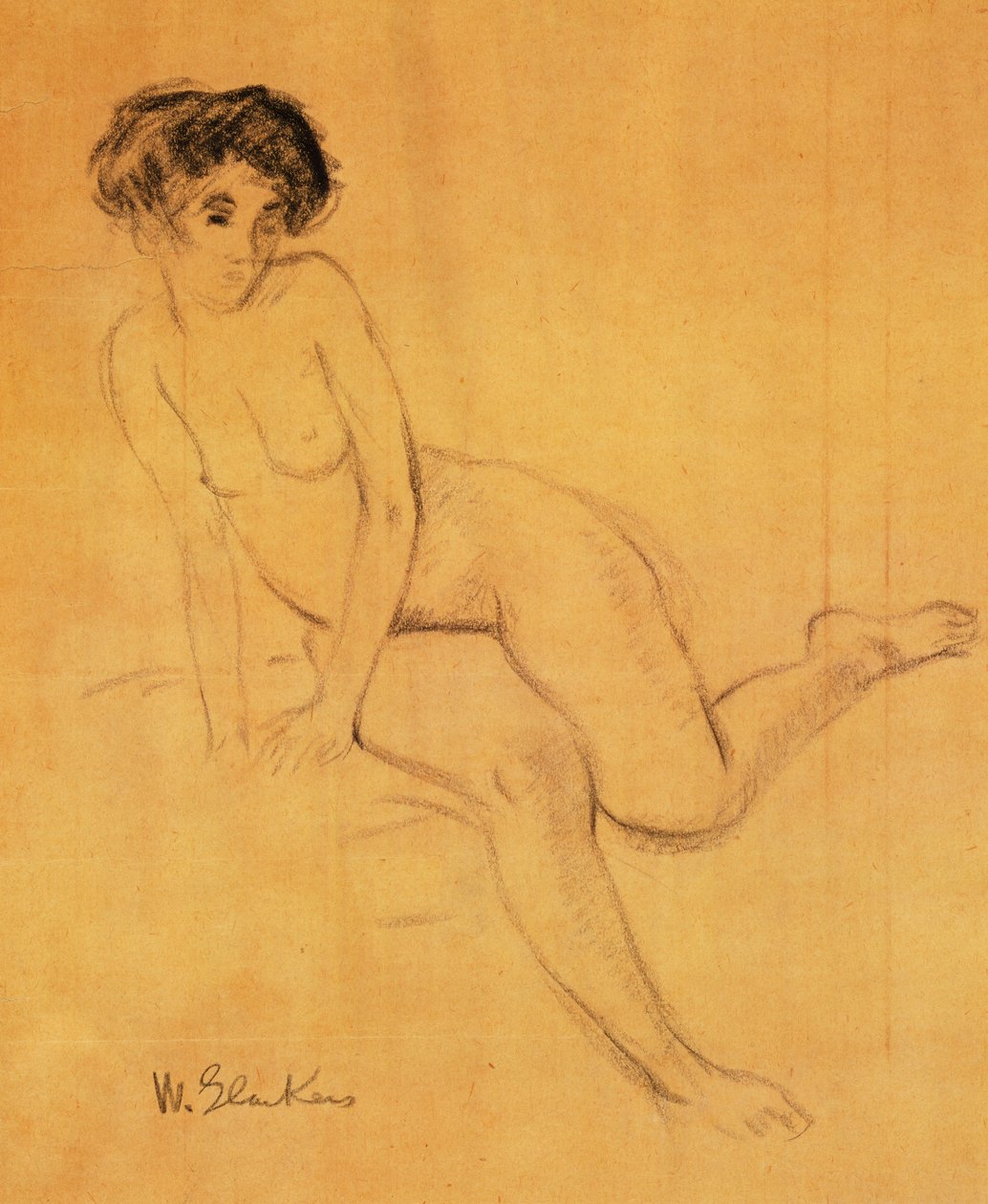 Desnudo de William James Glackens