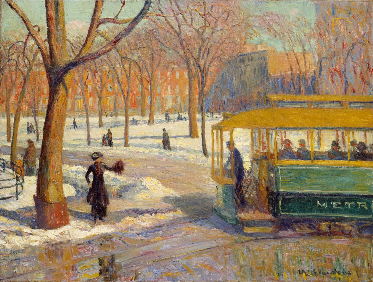 El Coche Verde, 1910 de William James Glackens
