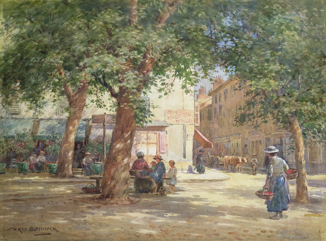 La plaza del mercado de William Kay Blacklock