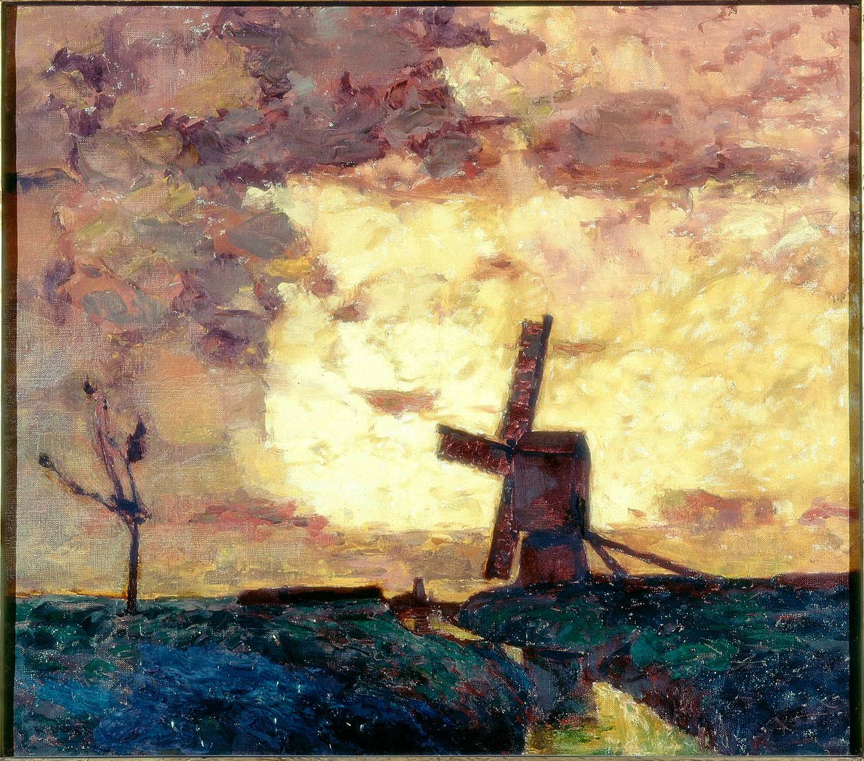 Molino de viento y dique de William Kiddier
