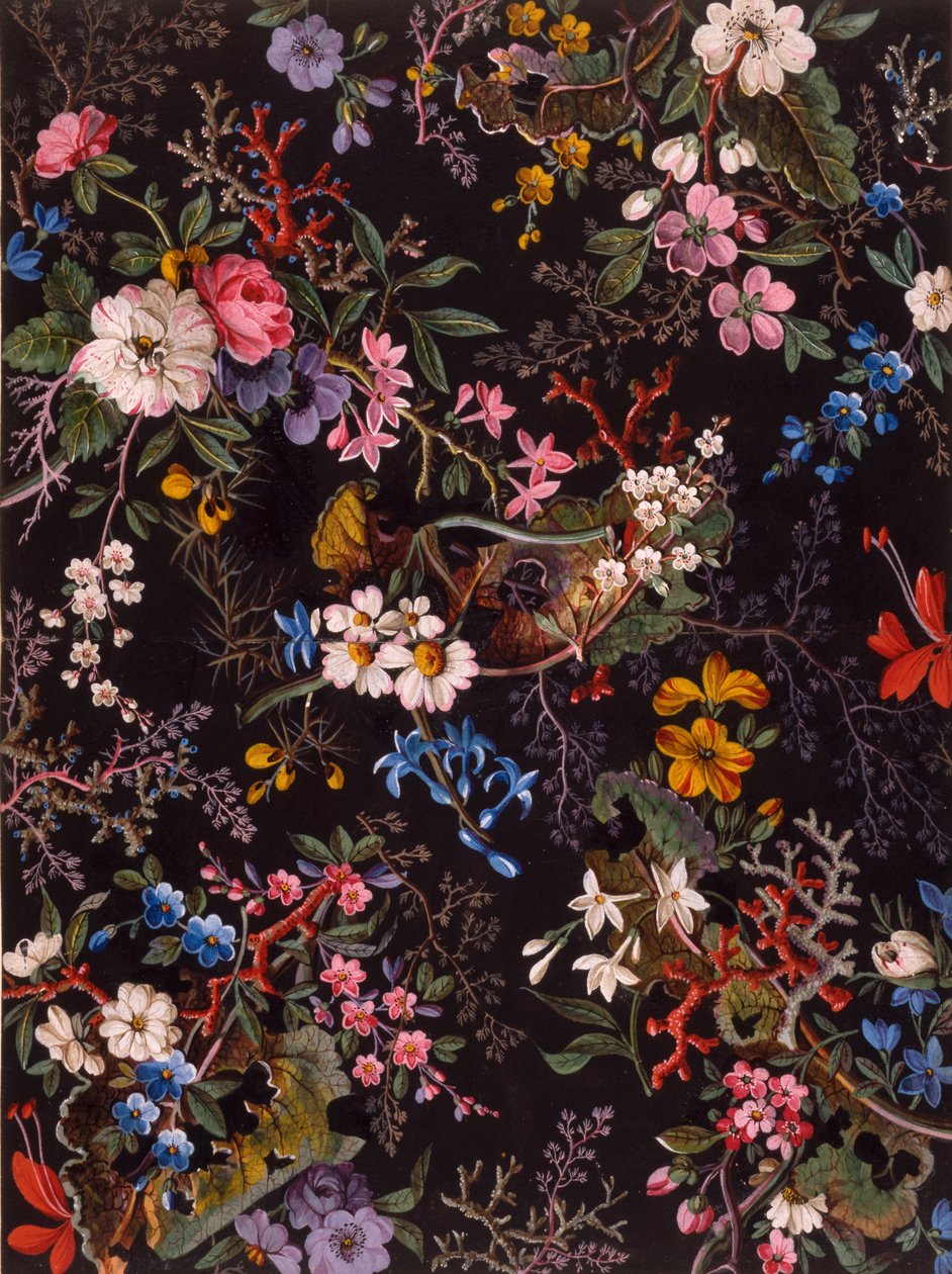 Diseño textil, c.1788-92 de William Kilburn