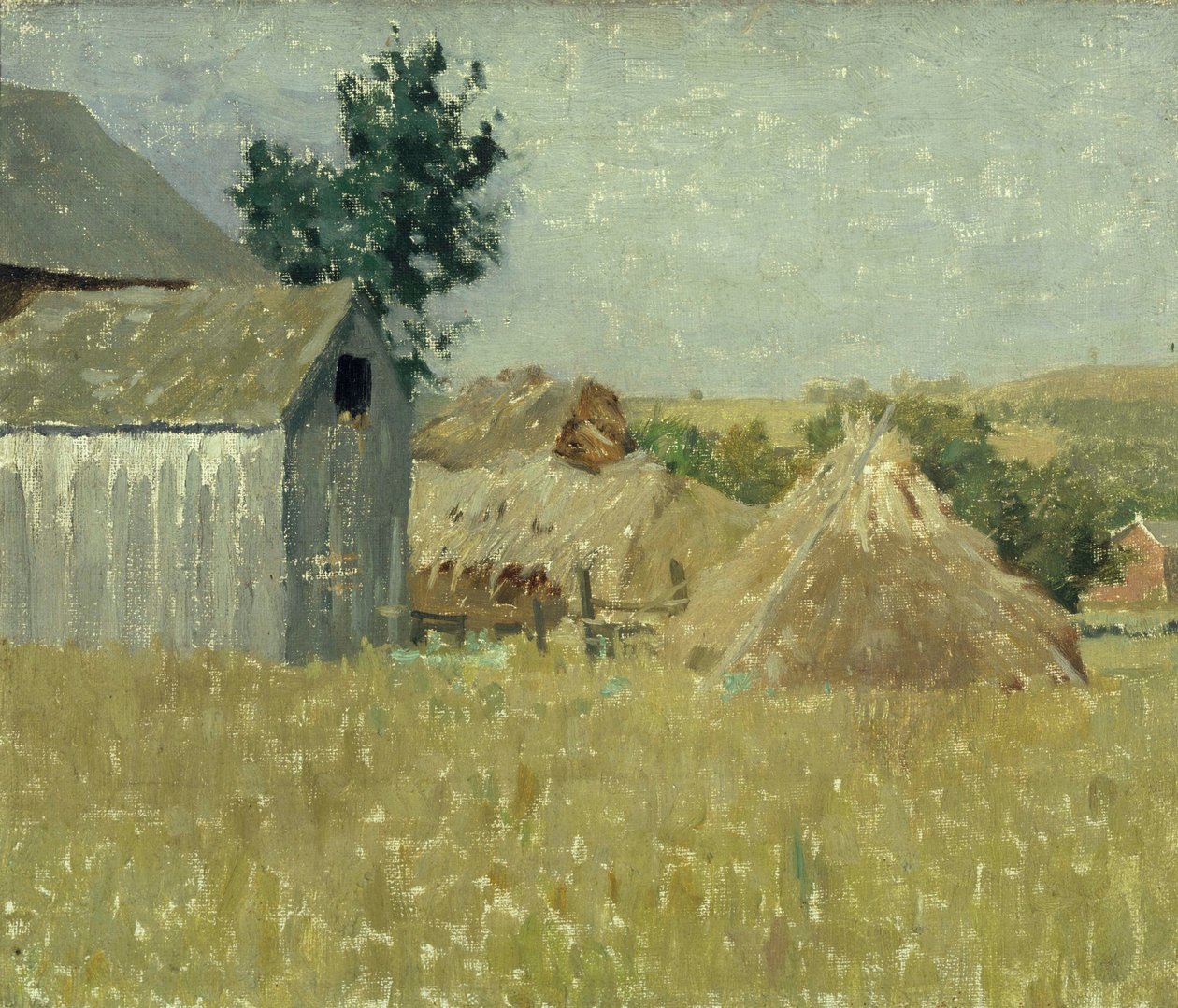 Granero gris | William L. Lathrop | Impresión de arte