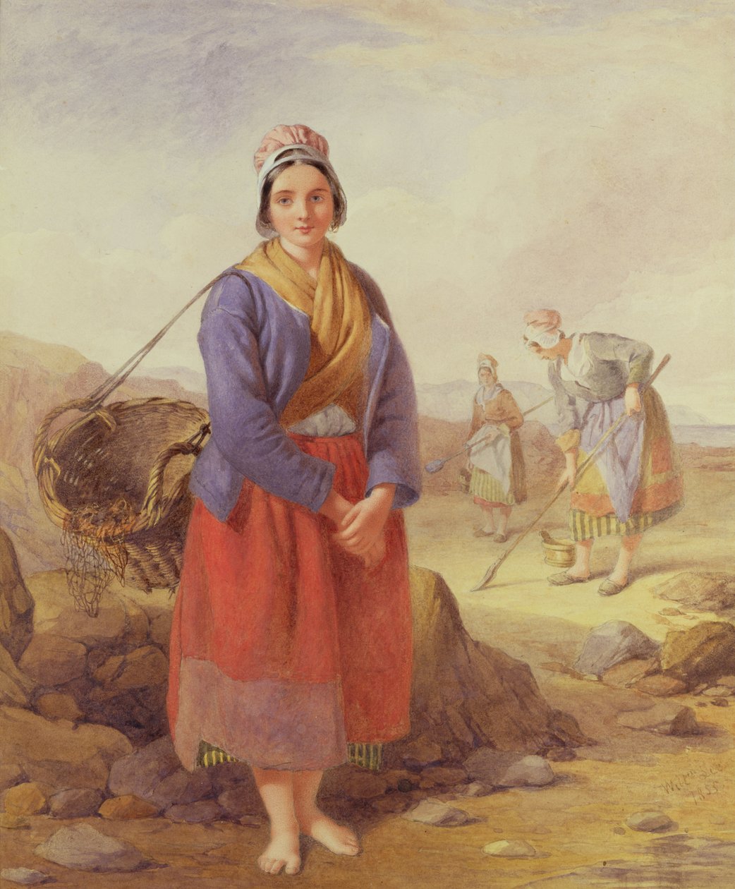 Mujeres pescadoras francesas de William Lee