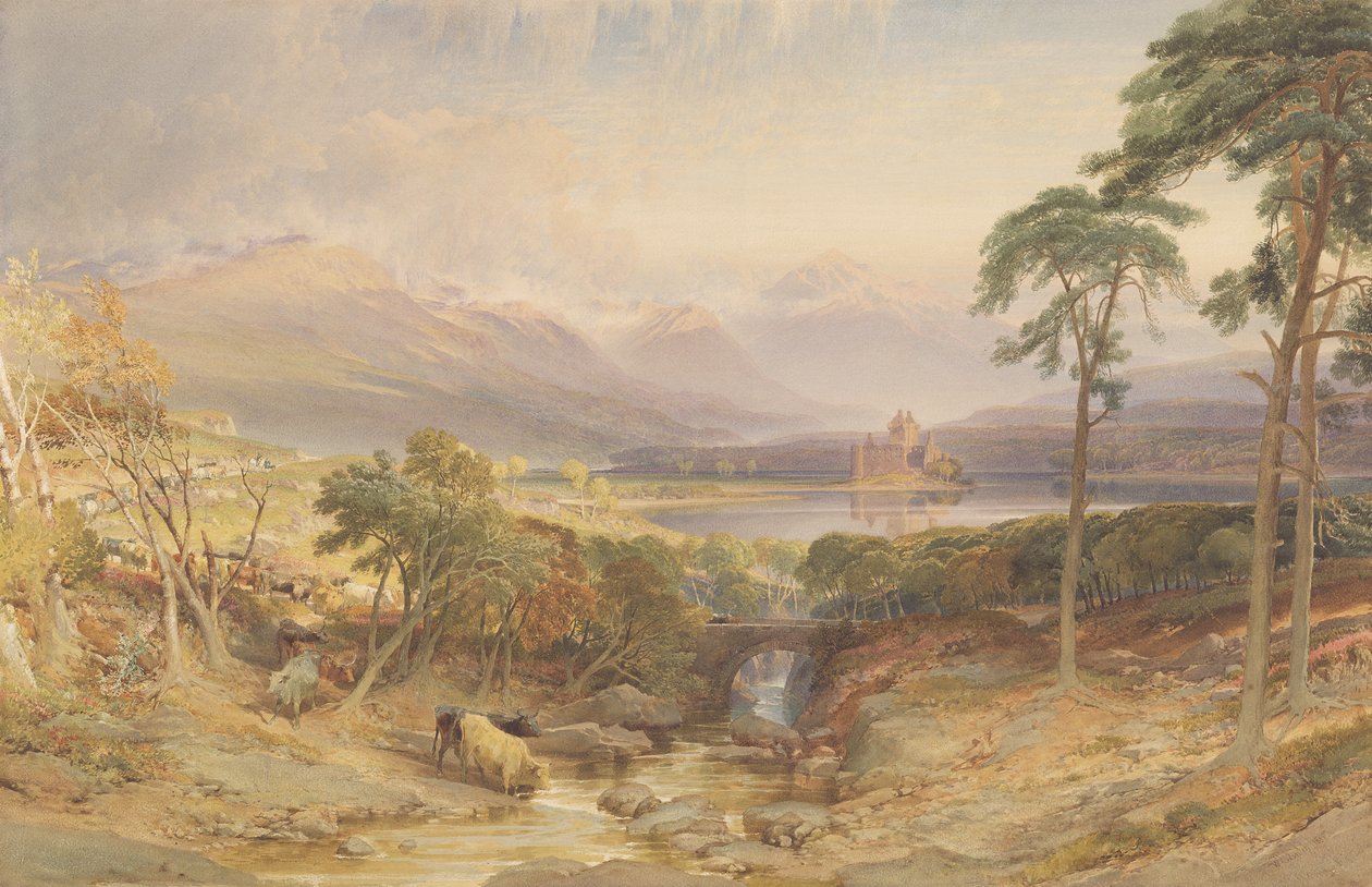 Castillo de Kilchurn, Argyllshire, 1865 de William Leighton Leitch