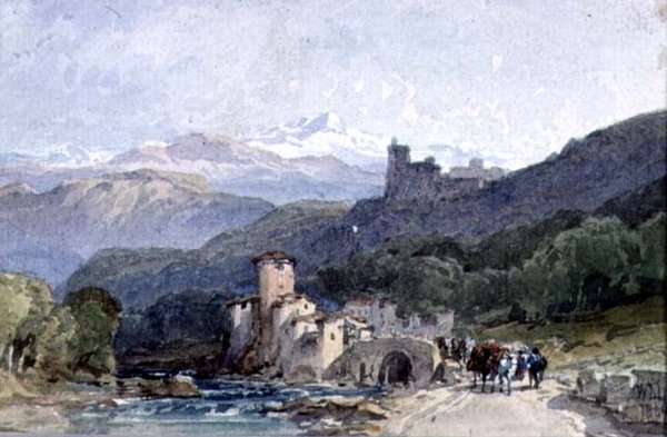 Strada di Aquila de William Leighton Leitch