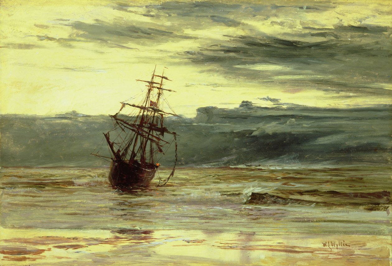 Amanecer después de una tormenta de William Lionel Wyllie