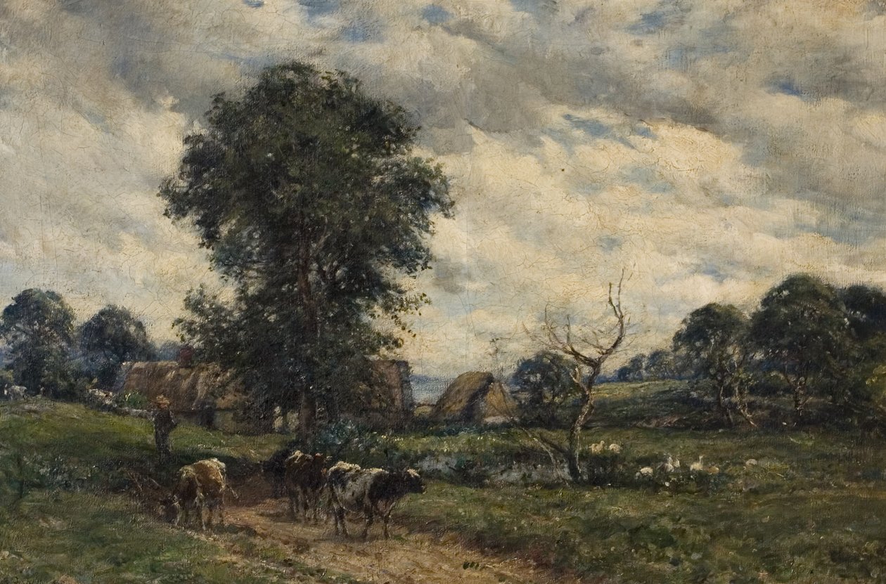 Paisaje con ganado, 1885 de William Mark Fisher