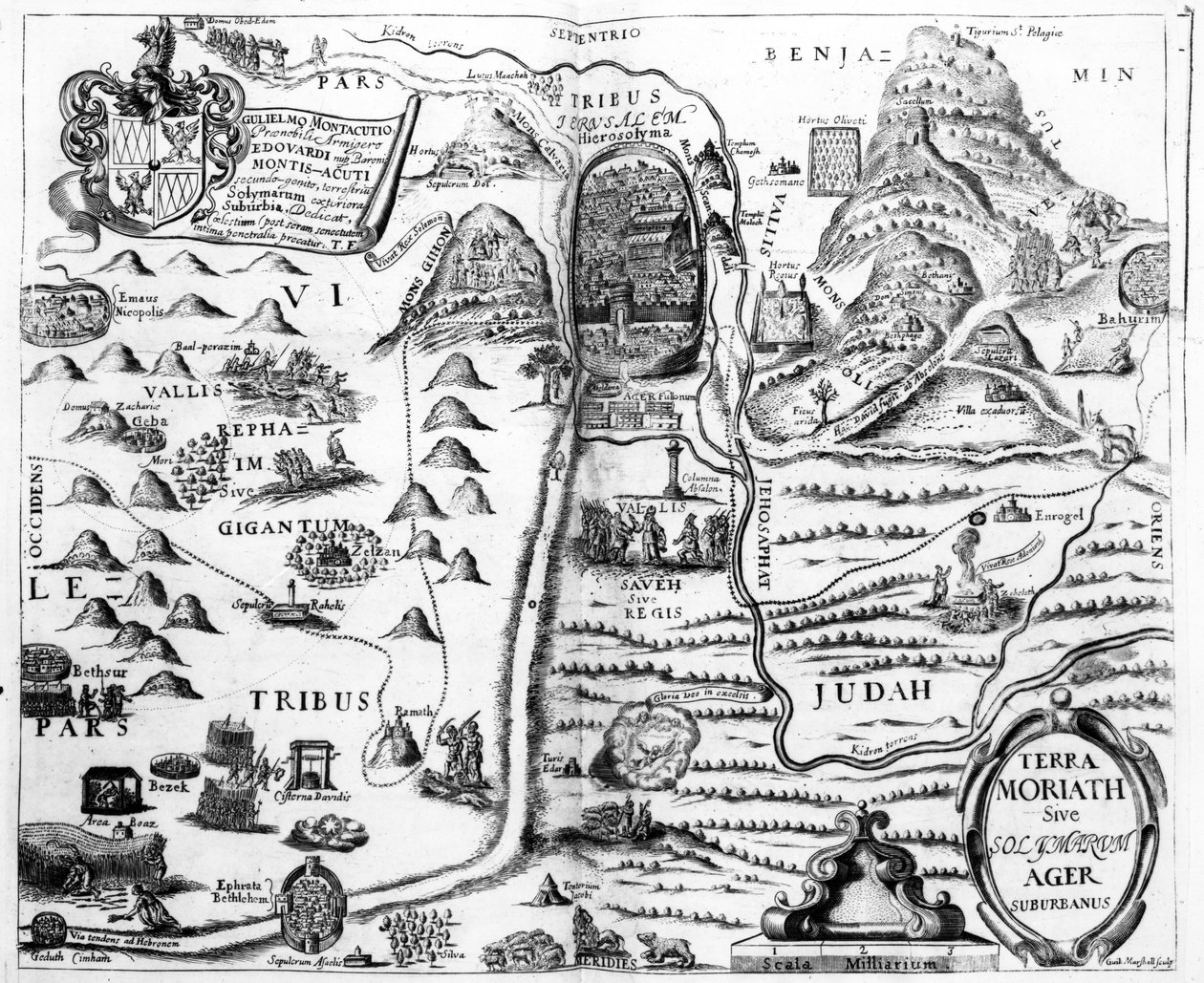 Mapa de Israel, de 