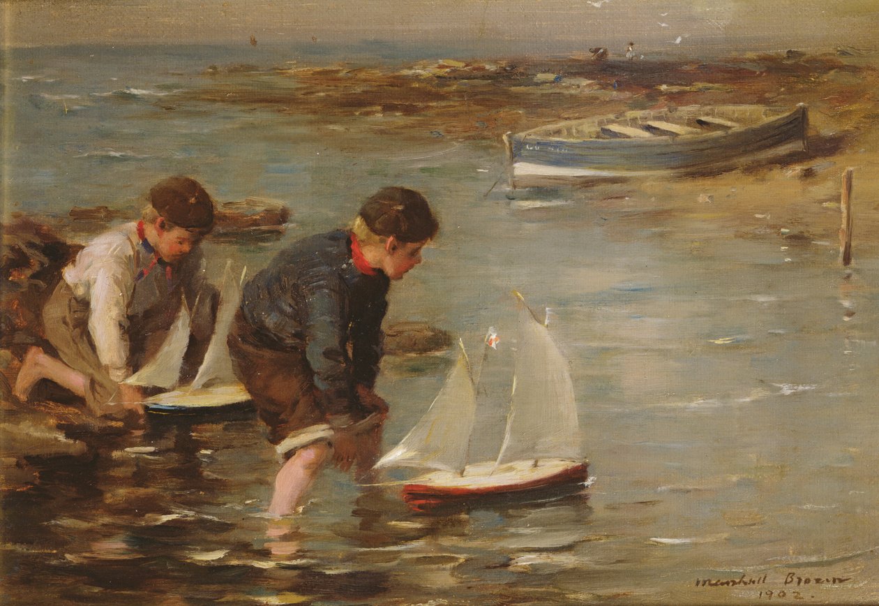 Comenzando la carrera, 1902 de William Marshall Brown