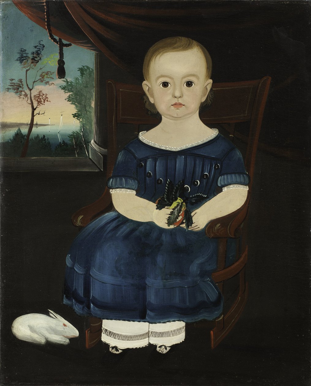 Niño con conejo, 1835 de William Matthew Prior