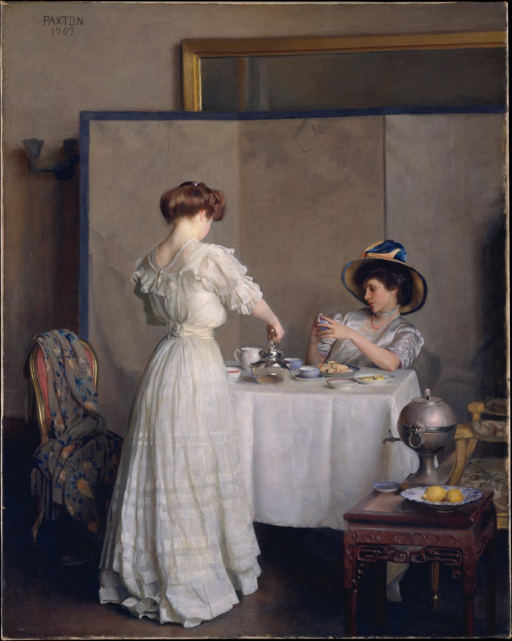 Hojas de Té de William McGregor Paxton