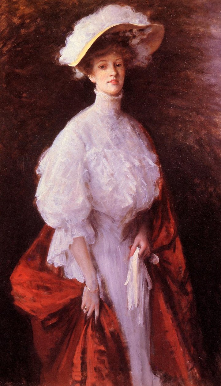 Retrato de la señorita Frances de William Merritt Chase