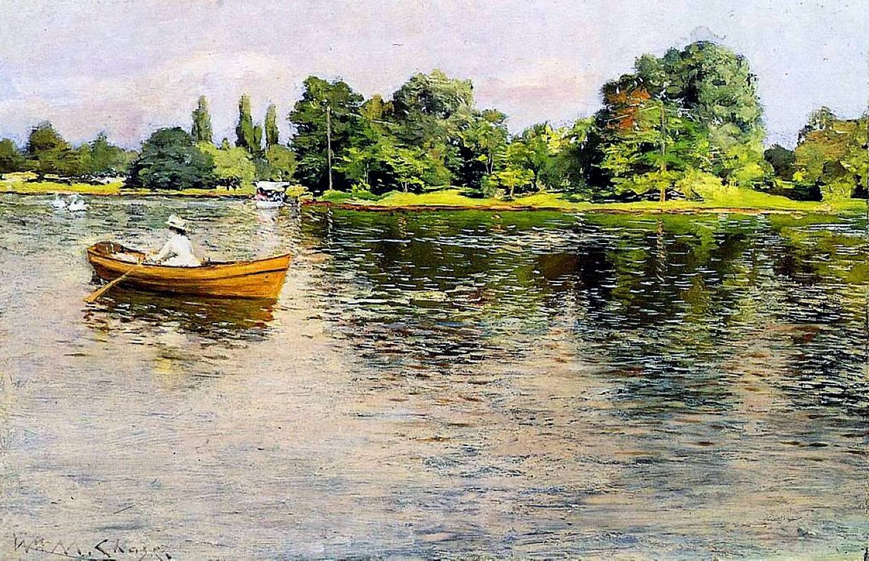 Verano tirando hacia la orilla de William Merritt Chase