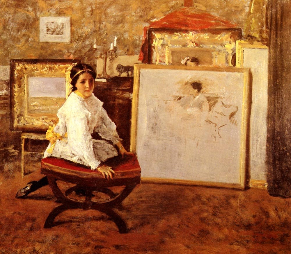 ¿Me hablaste? de William Merritt Chase