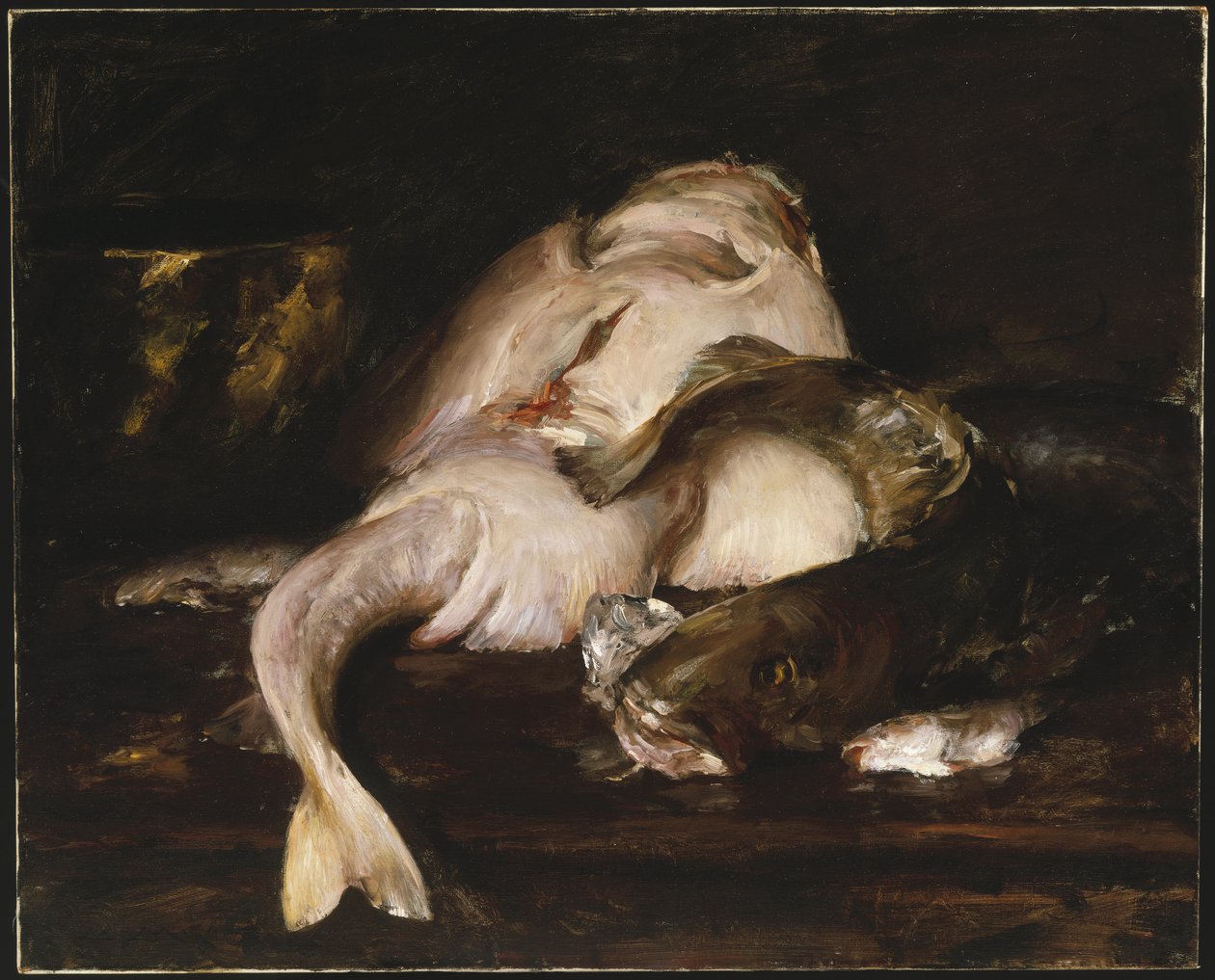 Naturaleza Muerta, Pescado, 1912 de William Merritt Chase