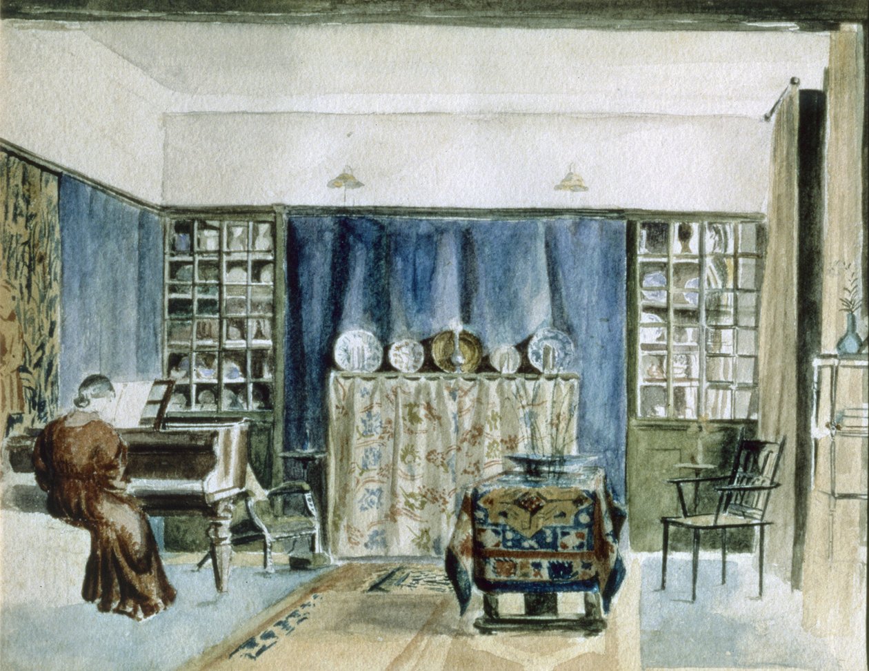 Interior de Kelmscott Manor de William Morris
