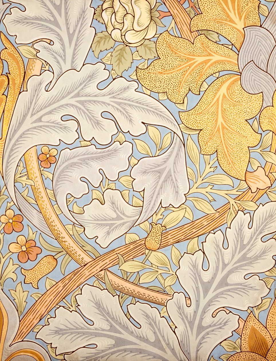 Diseño de papel tapiz de St James, 1881 de William Morris