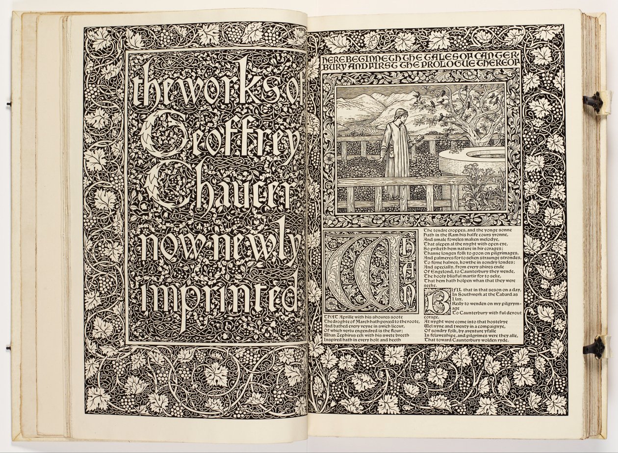 Las obras de Geoffrey Chaucer (El Chaucer de Kelmscott) de William Morris