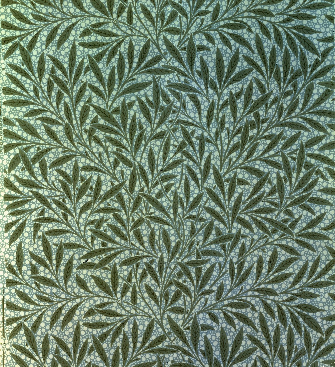 Papel tapiz de sauce, diseñado por William Morris, 1874 de William Morris