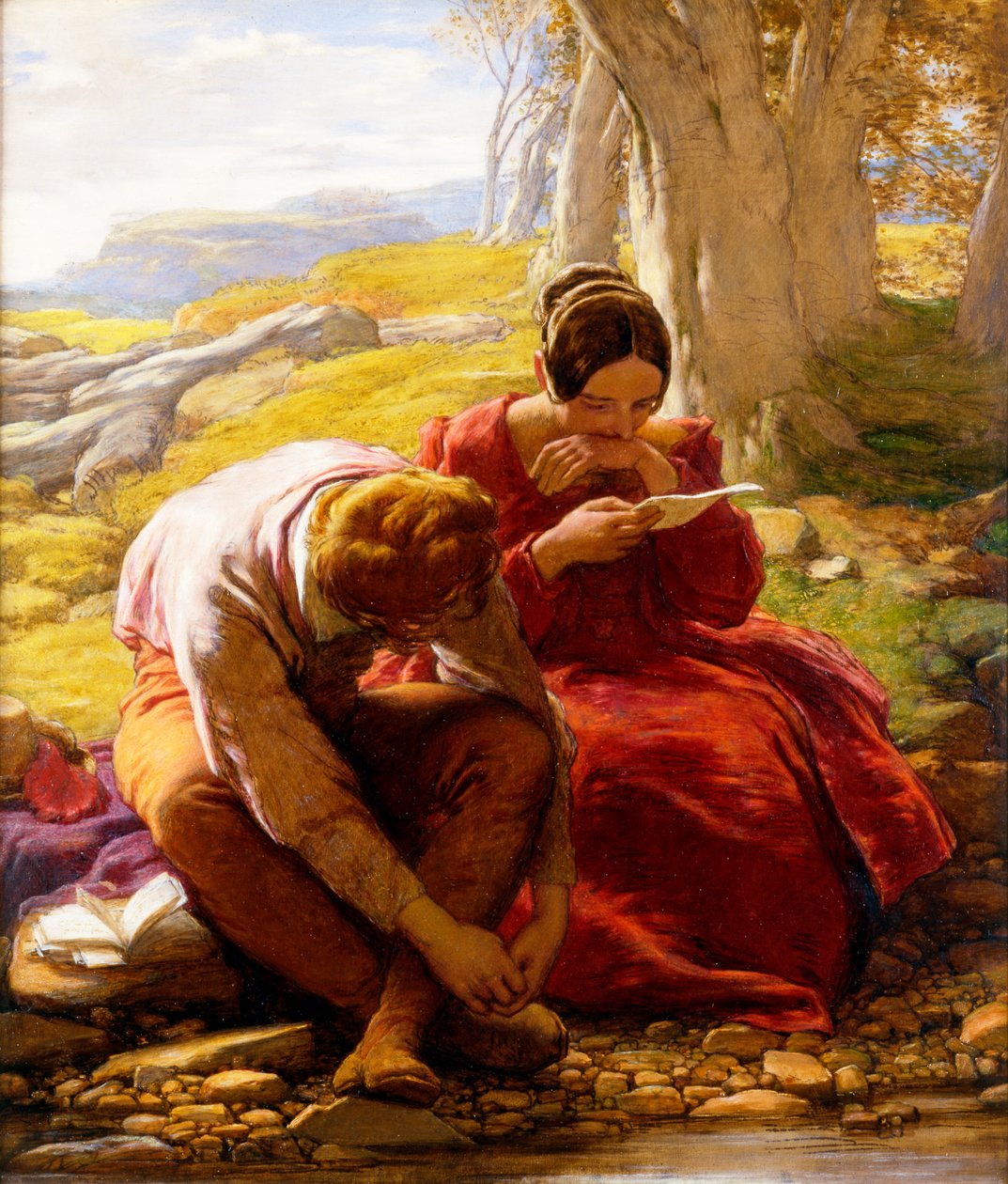 El Soneto, c.1839 de William Mulready