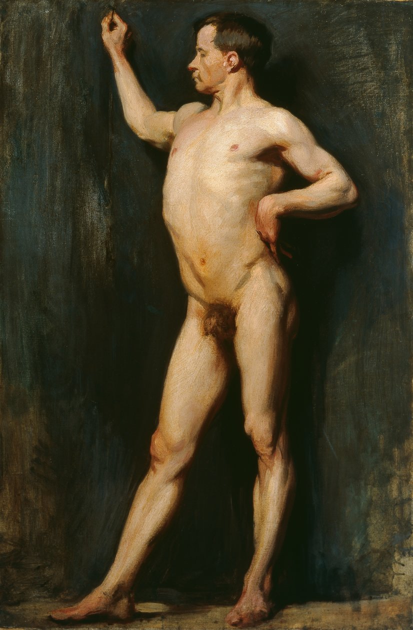 Figura masculina de pie, 1899 de William Orpen