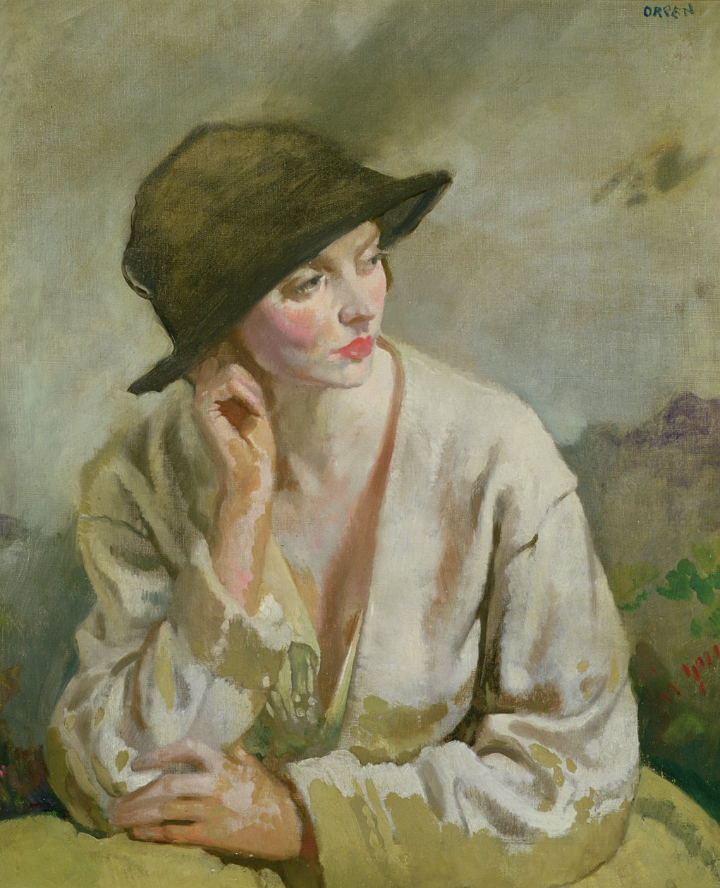 Retrato de la Srta. Sinclair de William Orpen