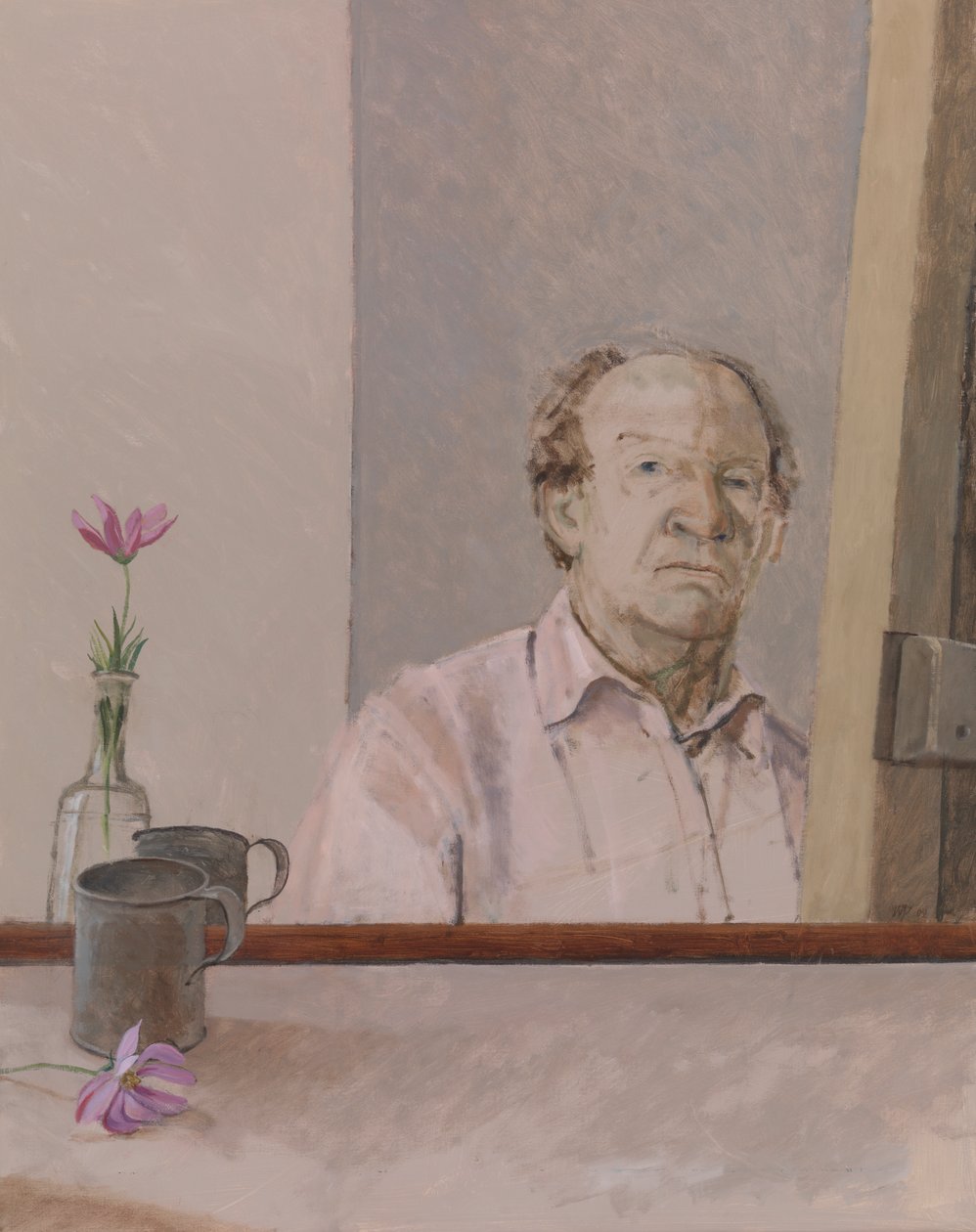 Autorretrato con taza, 2009 de William Packer