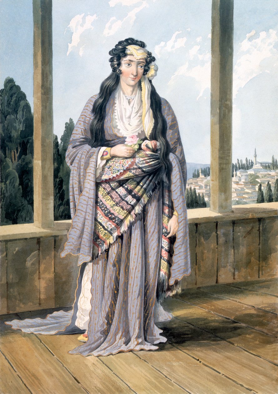 Una mujer armenia en Constantinopla, 1823 de William Page