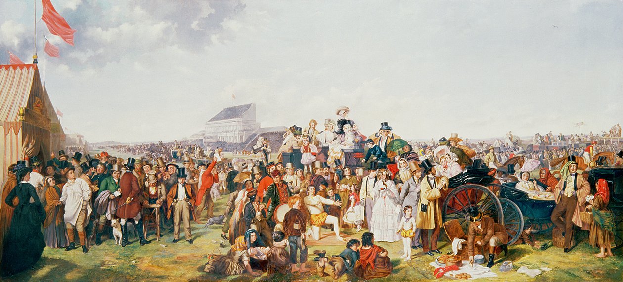 Día del Derby de William Powell Frith