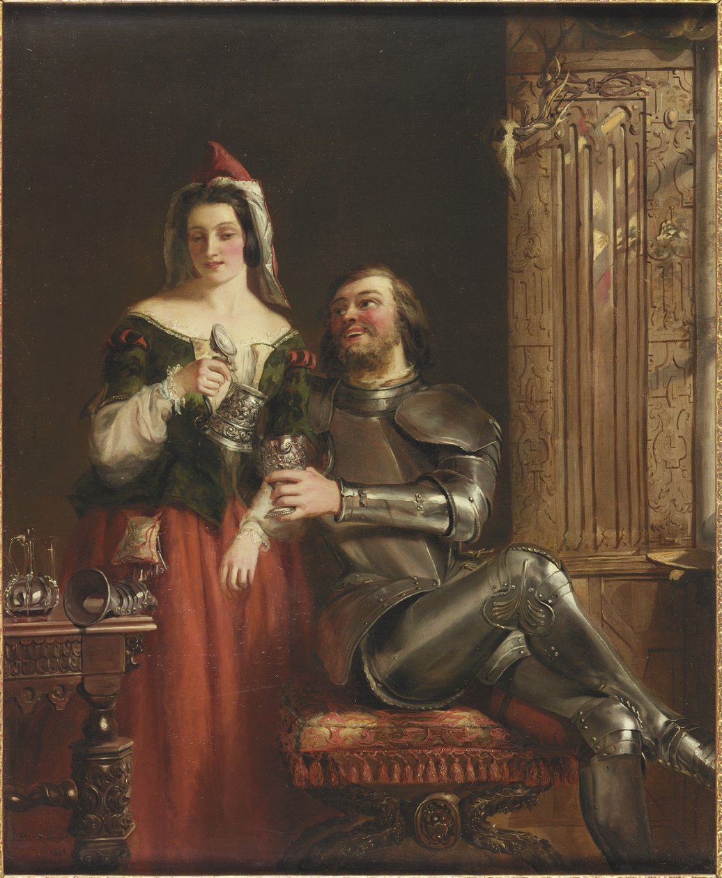 El caballero y la doncella de William Powell Frith