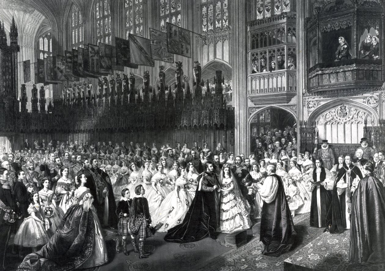 El matrimonio del Príncipe de Gales el 10 de marzo de 1863 de William Powell Frith