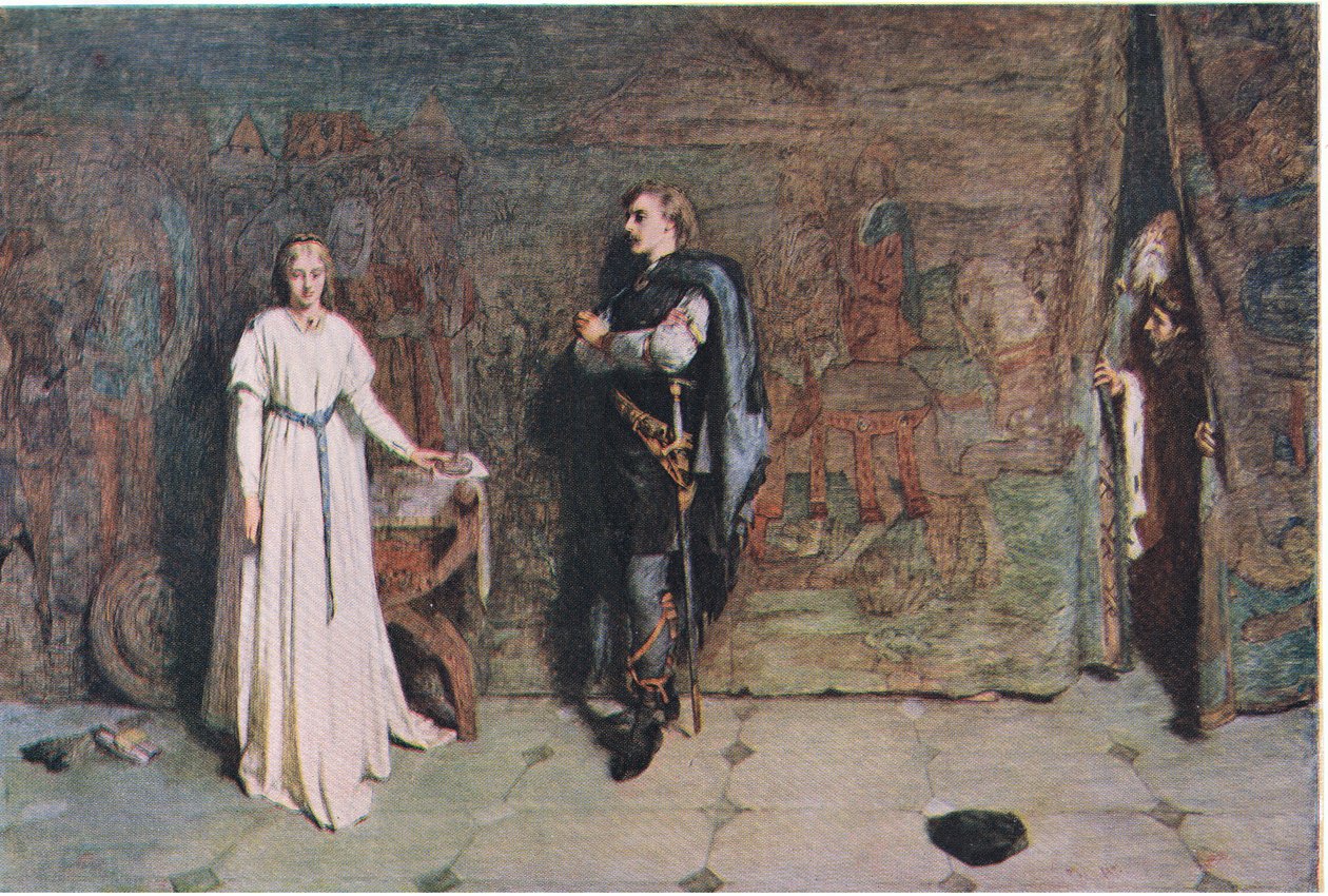 Hamlet y Ofelia de William Quiller Orchardson