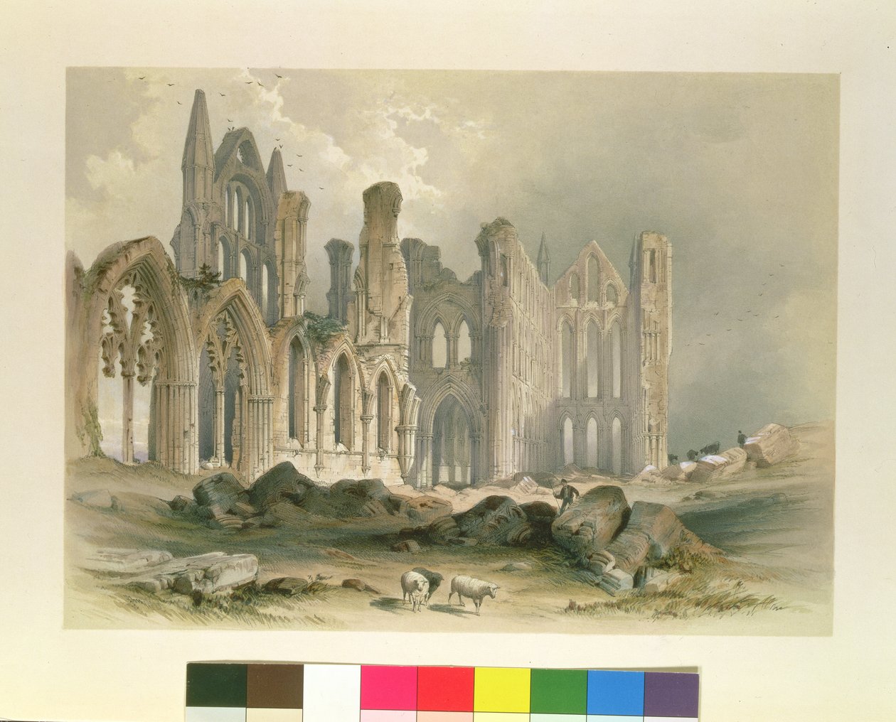 Abadía de Whitby desde el Noreste, de 