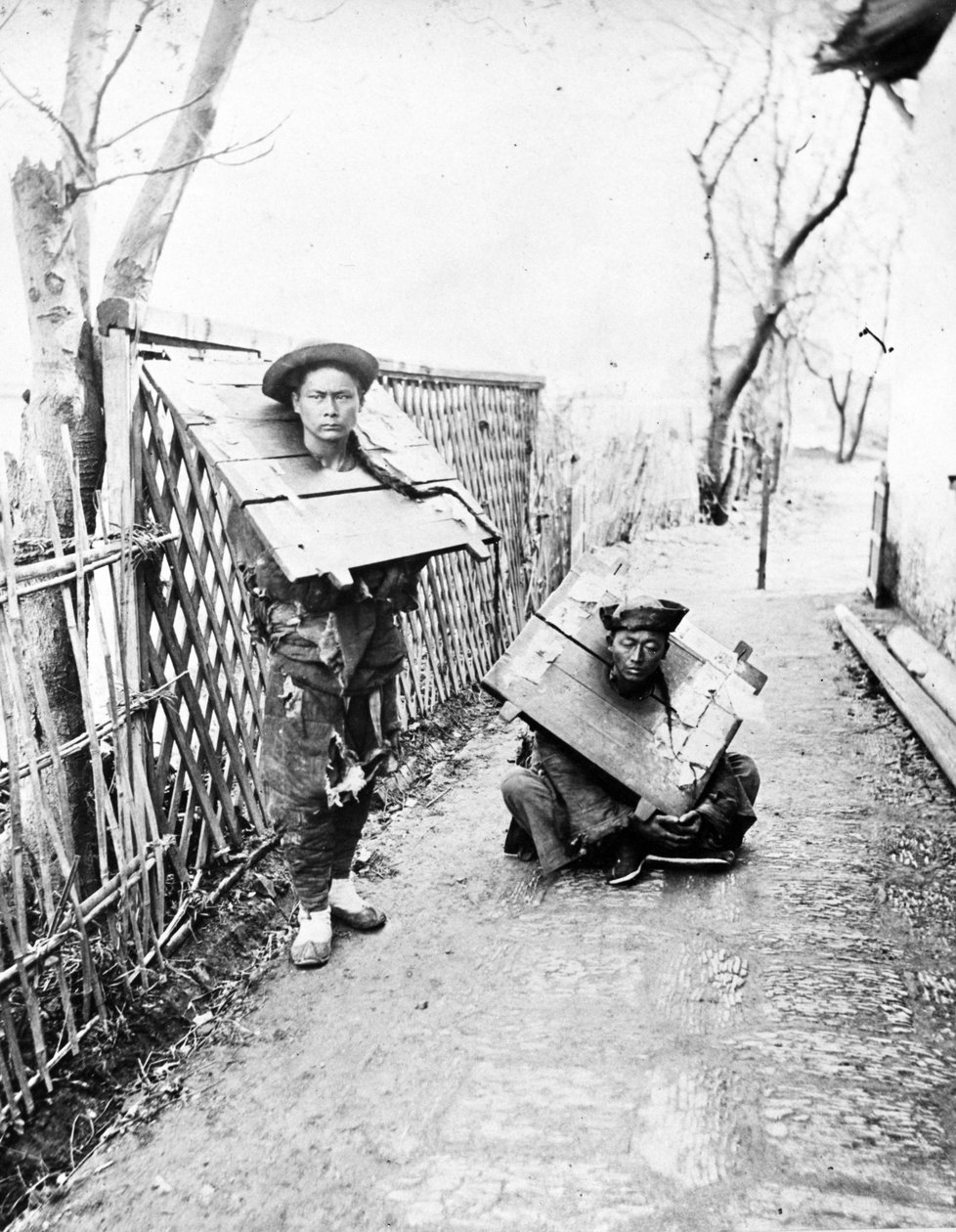 Prisioneros chinos, c.1880 de William Saunders