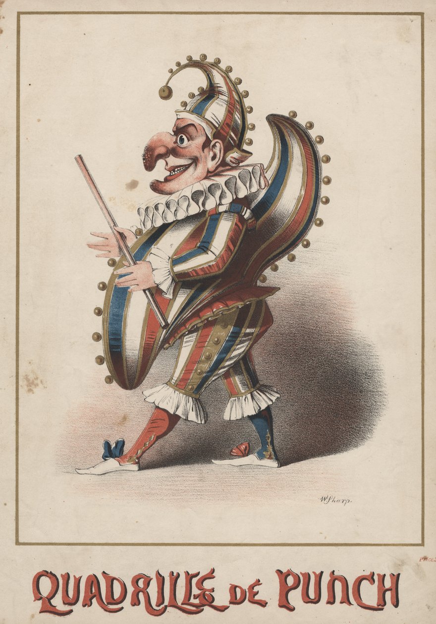 Cuadrilla de Punch, 1850 de William Sharp