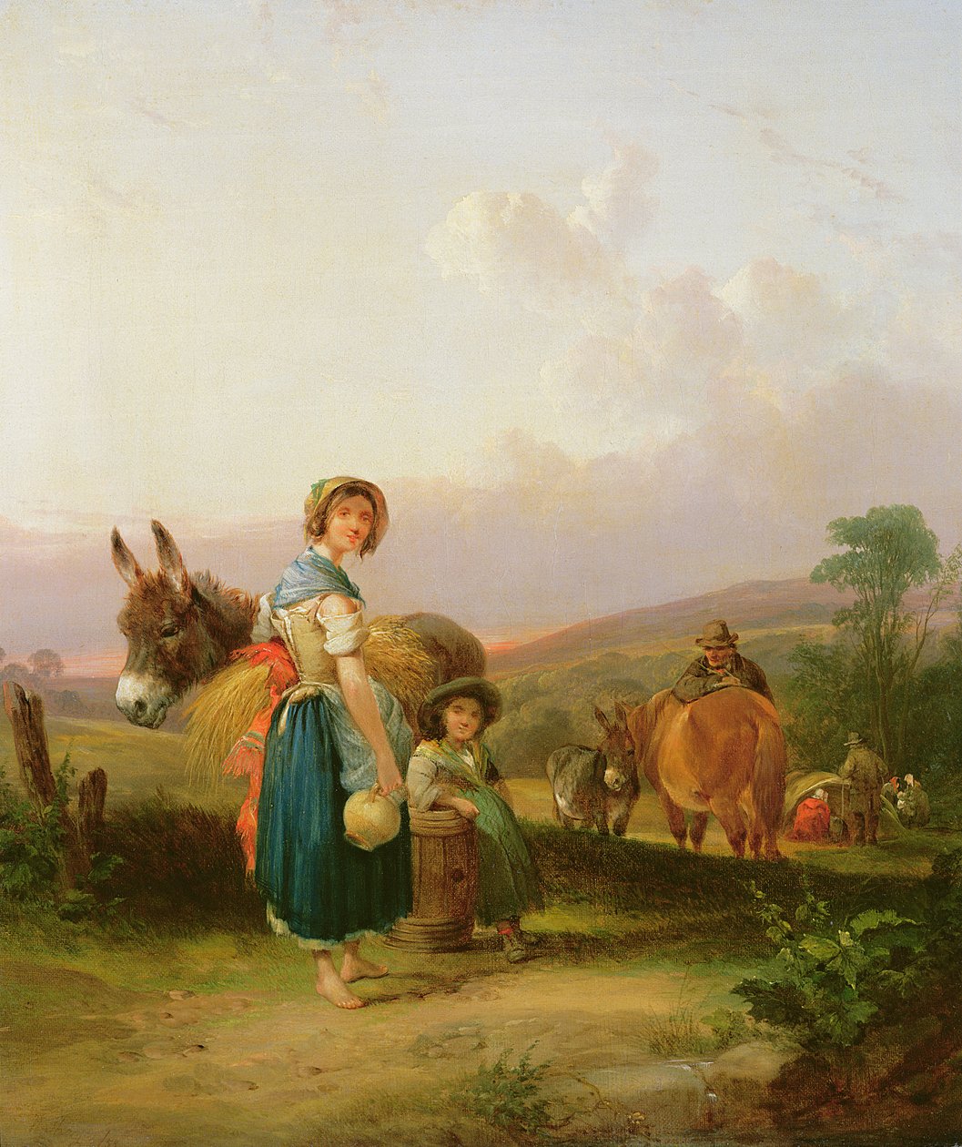 Gitanos, 1855 de William Shayer