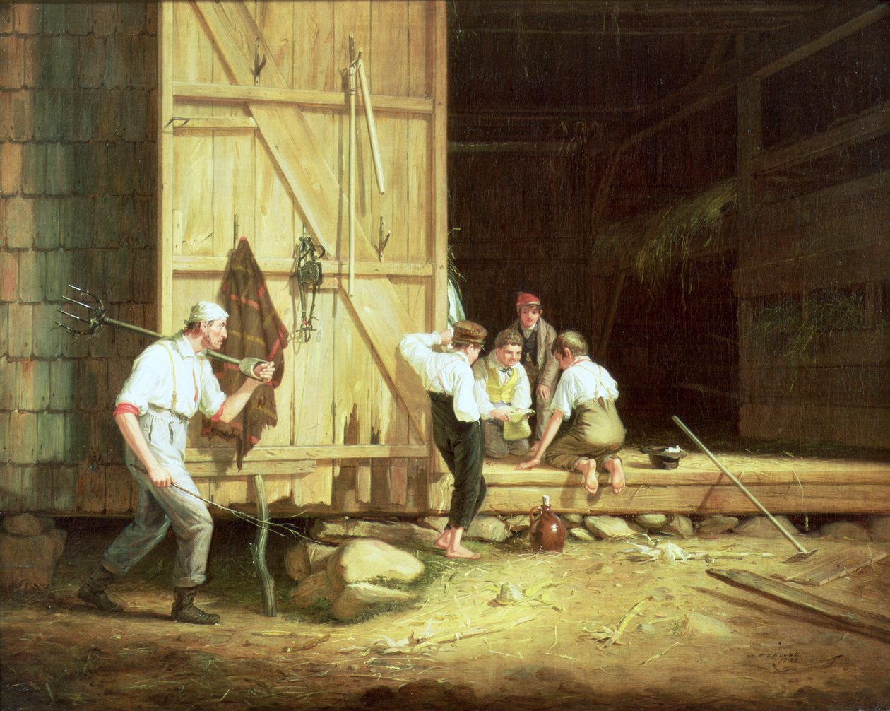 Los jugadores fugitivos, 1835 de William Sidney Mount