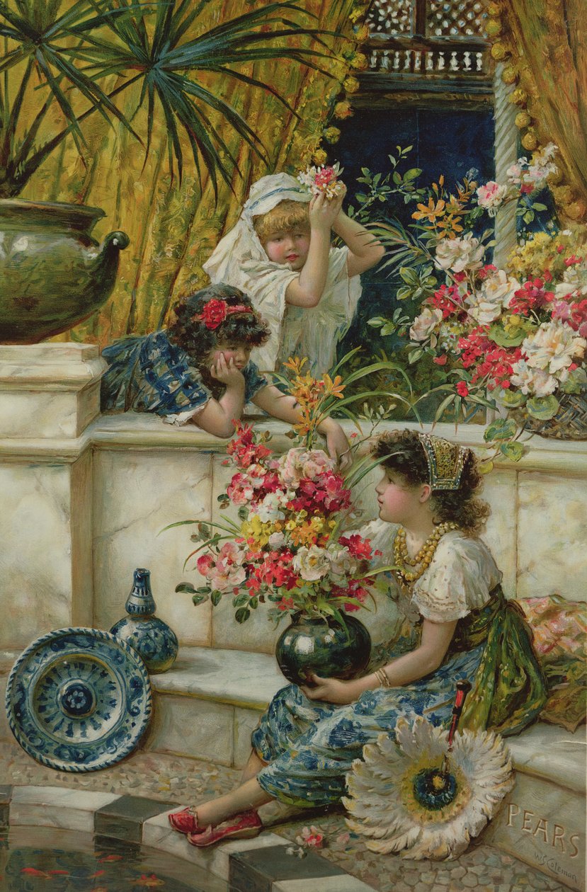 Flores del Este, del Pears Annual, 1895 de William Stephen Coleman