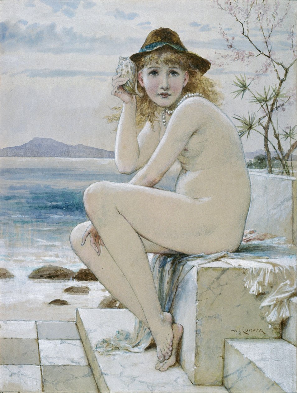 Niña con Concha de William Stephen Coleman