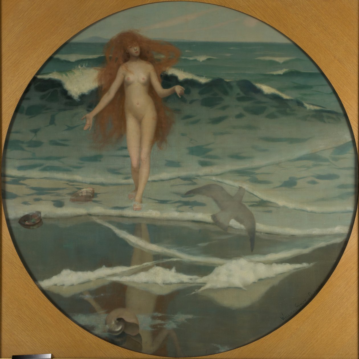 Venus nacida de la espuma del mar de William Edward Stott