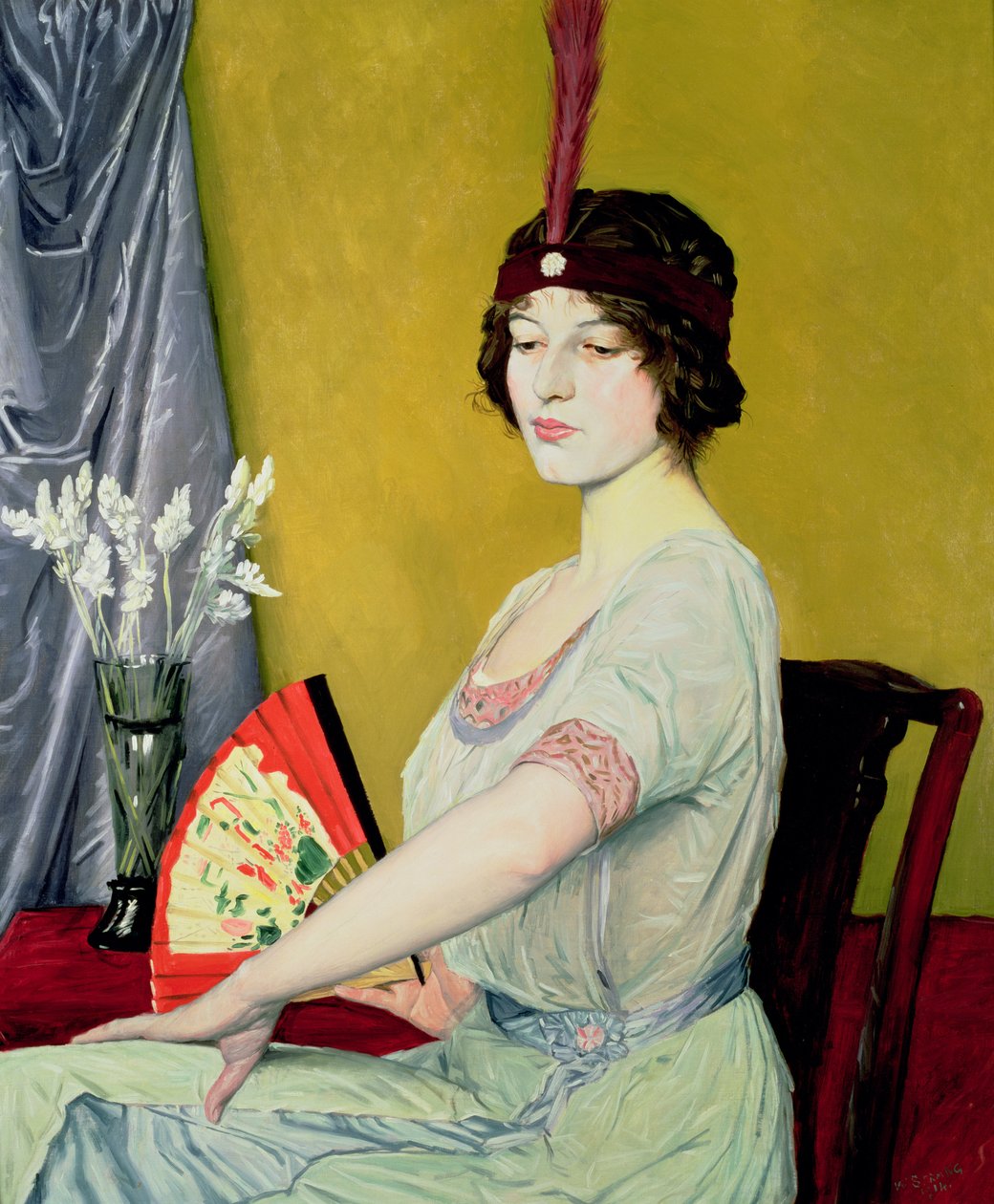 El abanico japonés, 1914 de William Strang