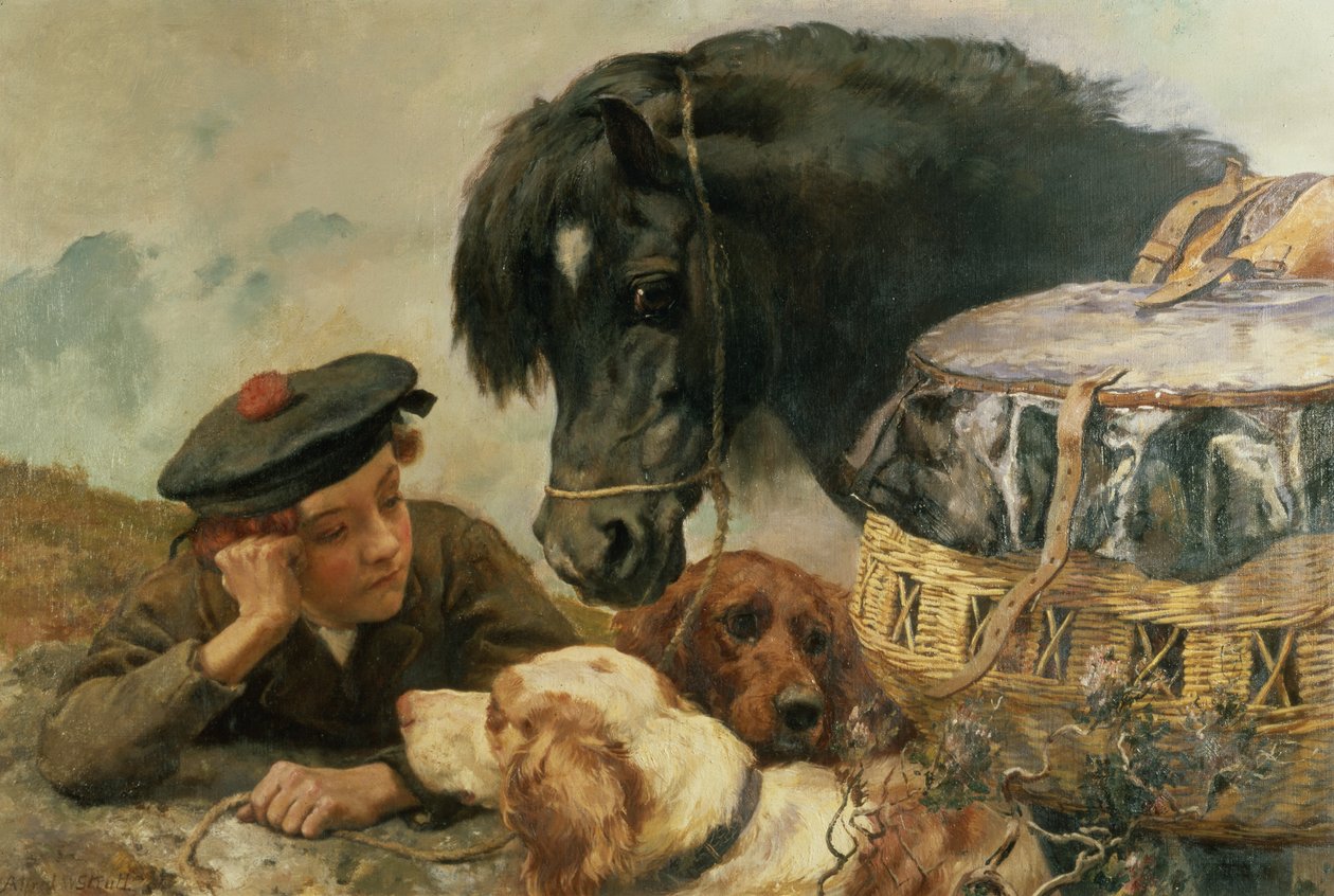 El compañero del guardabosques de William Strutt