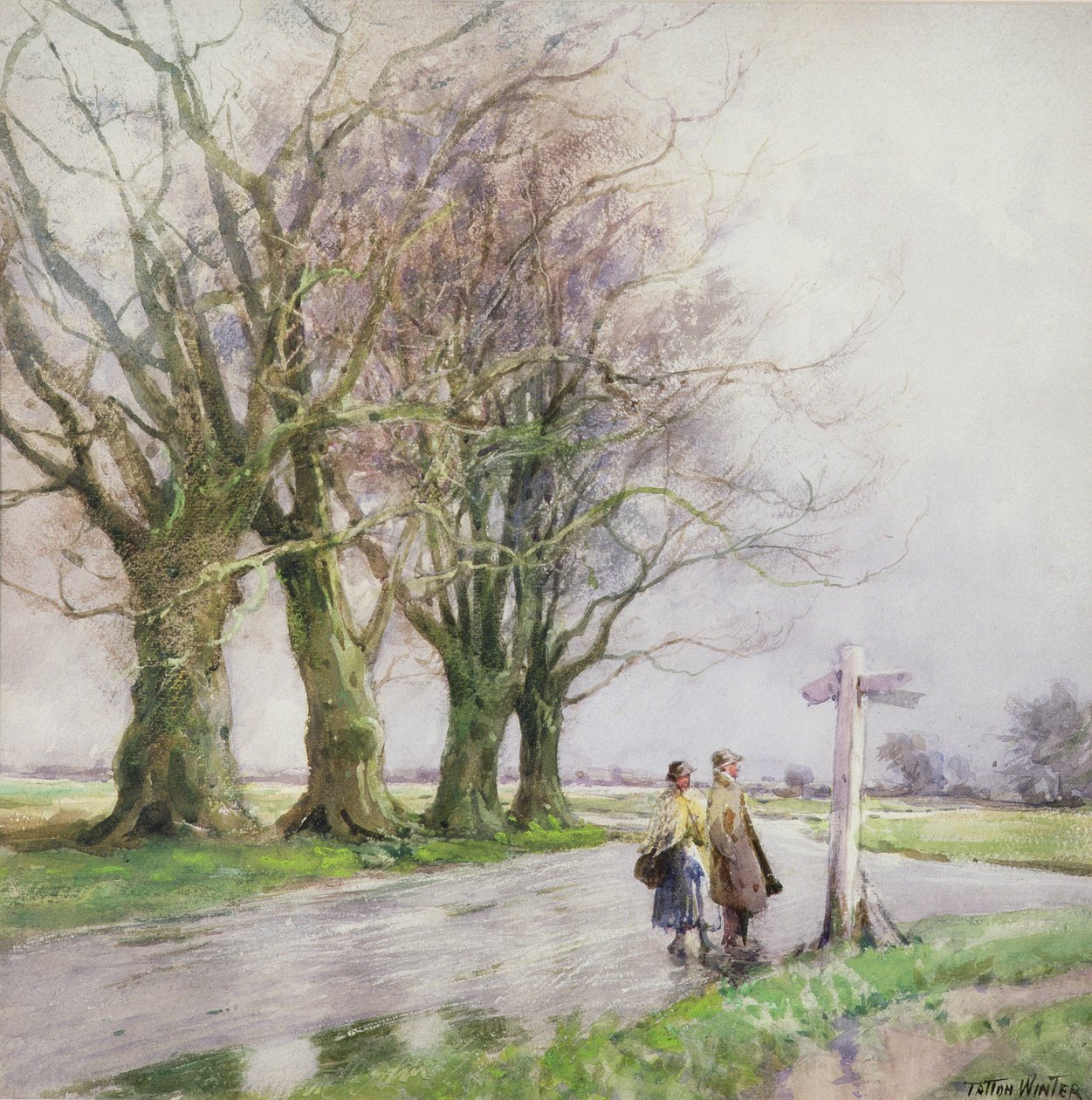 El poste indicador de William Tatton Winter